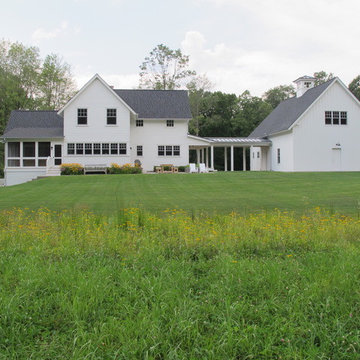 Charming White Farm House