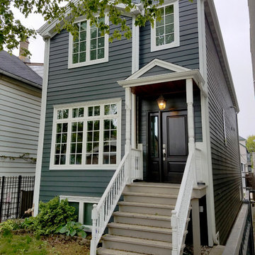 Chicago, IL Barry Ave. Siding Exterior Remodel