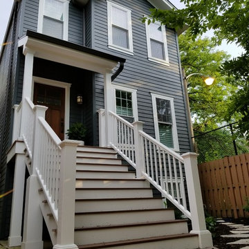 Chicago, IL Victorian Hardie Board Remodeled Home