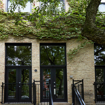 Chicago Lincoln Park Old Banjo Factory turned Townhouse