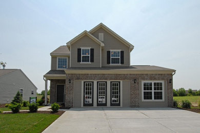 Example of an exterior home design in Indianapolis