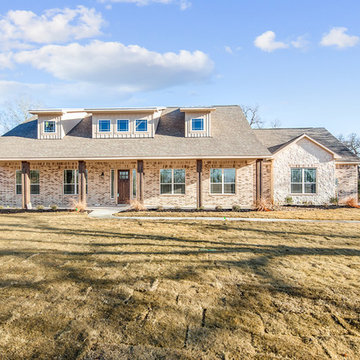 Classic Brick and Cedar Farmhouse