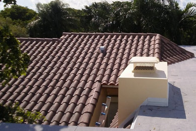 Clay Roof Tile in Coffee Fume Blend