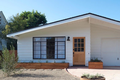 Contemporary exterior home idea in Santa Barbara