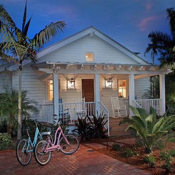 Coastal Cottage Entry and Front Porch