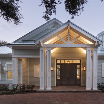 Coastal inspired estate sited on over one acre on Lake Butler in Windermere