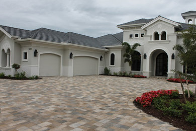 Example of a trendy exterior home design in Miami