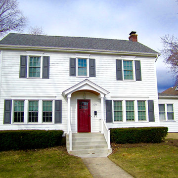 Colonial Style Home - Park Ridge, IL in James Hardie Siding & Trim