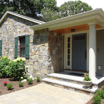 Colonial Style Ranch with Dry-Fit Natural Stone Accents