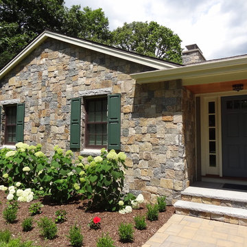 Colonial Style Ranch with Dry-Fit Natural Stone Accents