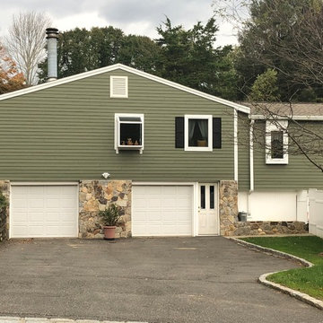 Colorful Exterior Remodel in Trumbull, CT