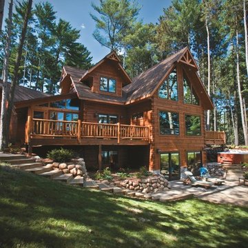 Columbia Lake Log Home