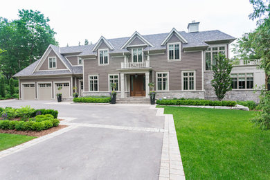 Traditional house exterior in Toronto.