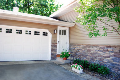 Compass Vinyl Siding with Stone Trim