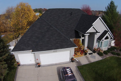 Complete tear-off and reroof,Gorgeous GAF "Designers Collection" shingles instal