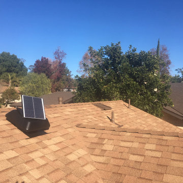 Completed Shingle Roofing with New Attic Fan