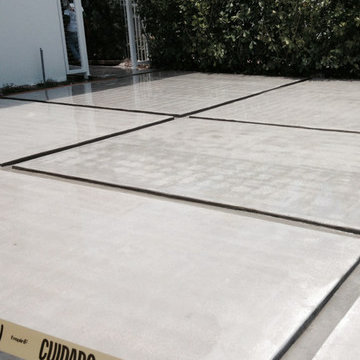 Concrete Staining Driveway - Bal Harbour, Florida