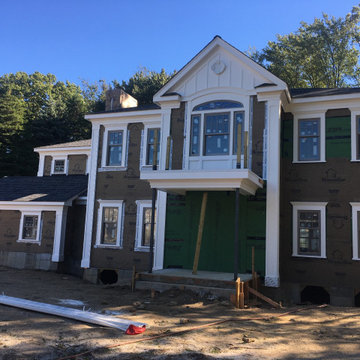 Construction Chronology of a new Luxury Residence in Flower Hill, NY