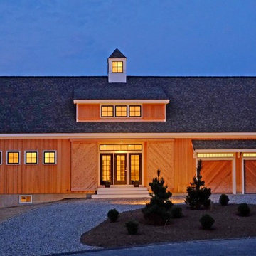 contemporary barn inspired residence