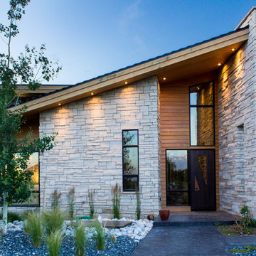 Contemporary Custom Home Mountain Views