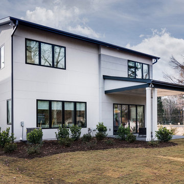 Contemporary Exterior in Charlotte's First Solar Community
