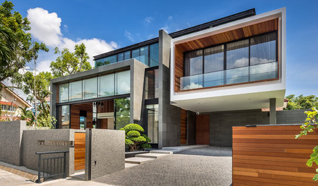 Houzz Tour: Modern Meets Rustic in This Northern Singapore Home