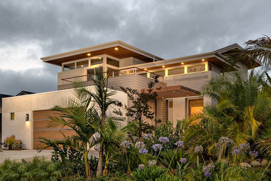 Example of a trendy exterior home design in San Diego