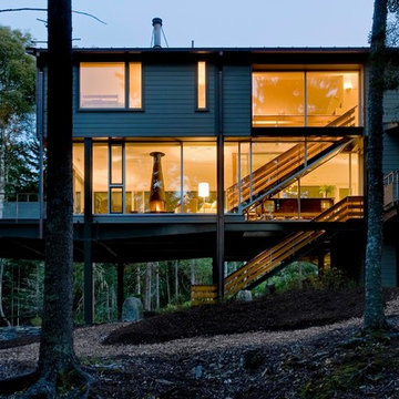 Contemporary House on a Slope