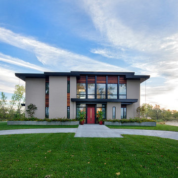 Contemporary Lake House