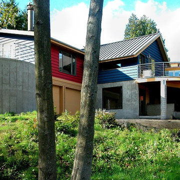 Contemporary on Sloping Site