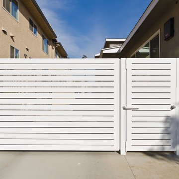 Contemporary steel gates