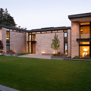Contemporary Stone LEED Home