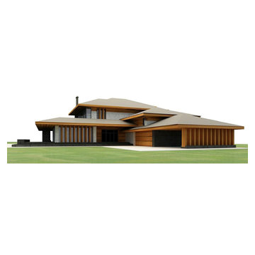 Contemporary style custom home