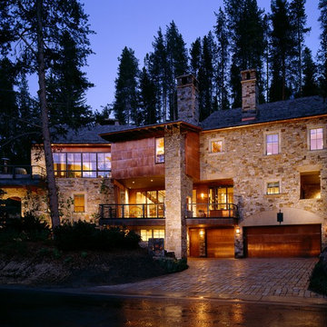Copper and Stone Contemporary Home