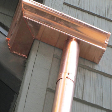Copper Rain Gutter Projects
