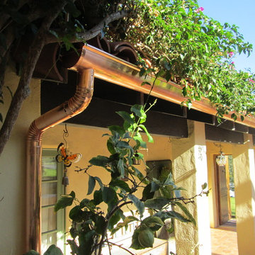 Copper Rain Gutter Projects