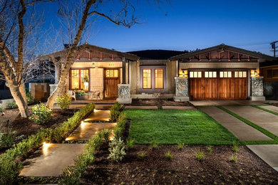 This is an example of a classic house exterior in Los Angeles.