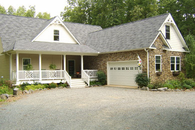 Transitional exterior home photo in Richmond