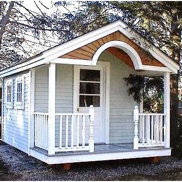Cottage Living - 10' x 16' Pond House Cabin