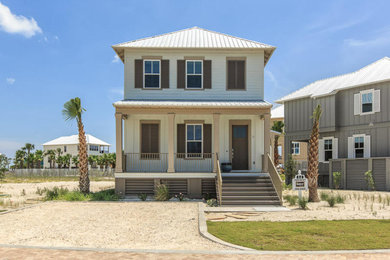 Inspiration for a coastal exterior home remodel in Miami