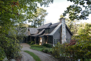 Example of a classic exterior home design in Other