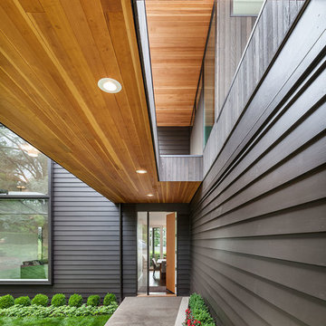 Covered entry walkway