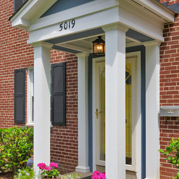 Covered front entry