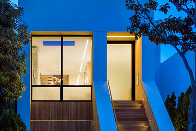 Inspiration for a contemporary exterior home remodel in San Francisco