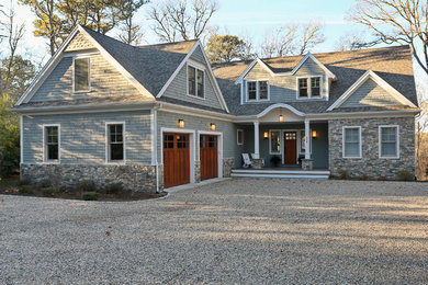 Example of an exterior home design in Boston