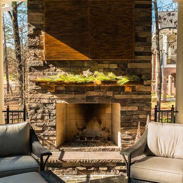 Cozy Outdoor Fireplace Addition in Elgin, SC.