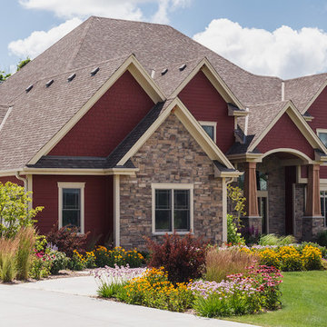 Craftsman Front Landscape - Grafton
