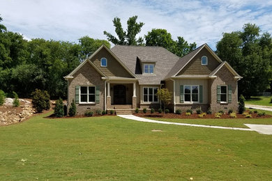 Inspiration for a craftsman exterior home remodel in Birmingham
