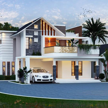 Creative Home designs in Kerala