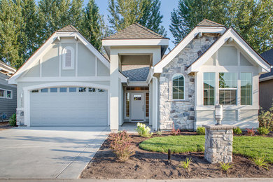 Inspiration for a craftsman exterior home remodel in Boise